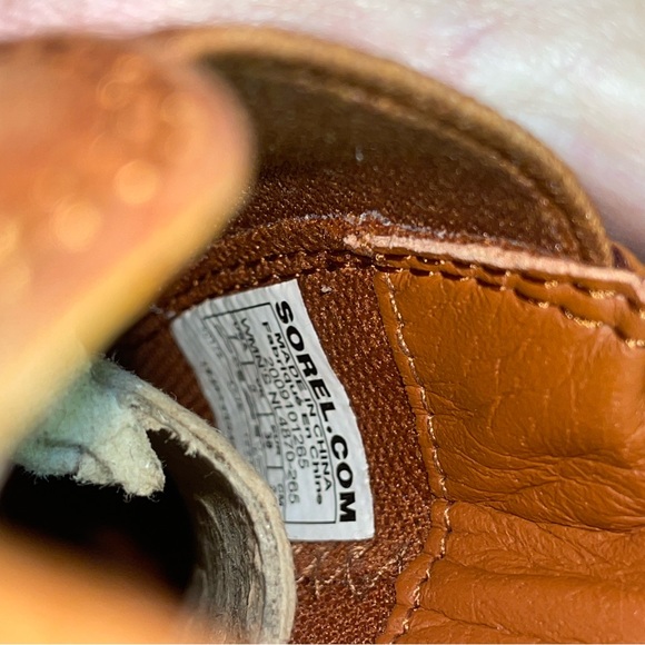 🆕 Sorel Women's Hi-Line Chelsea Boots - Scorch, Tawny Buff, Size 7 - Picture 14 of 15